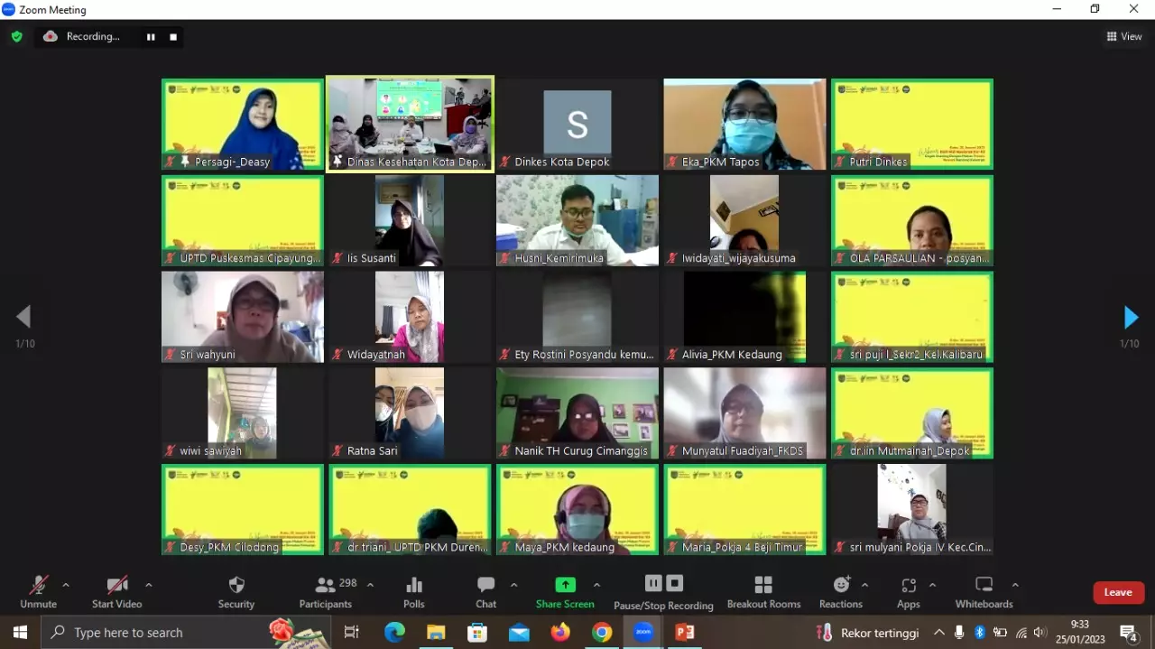 Peringati Hari Gizi Nasional, Dinkes Depok Adakan Webinar hingga Bazar Makanan Sehat