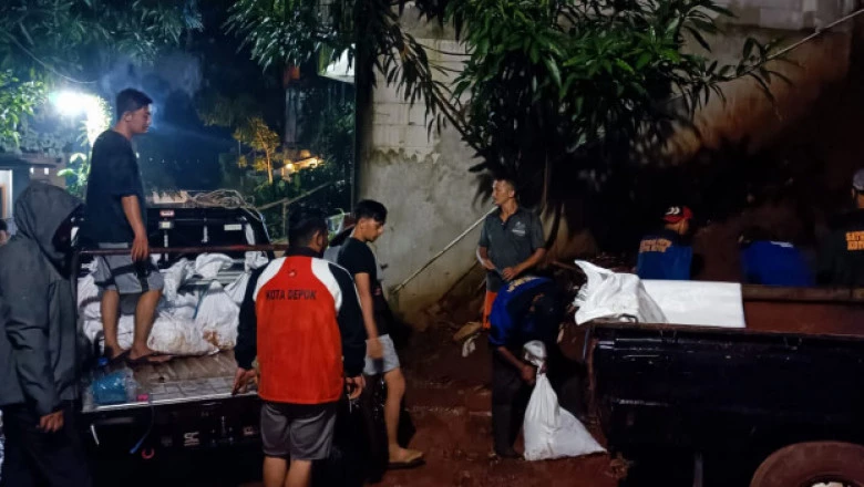 Tanggul Jebol di Jalan Rotan Limo Sudah Ditangani Satgas DPUPR