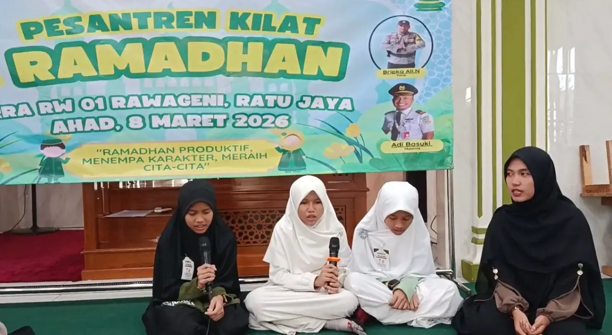 Tembus 90 Peserta, Warga Antusias Ikuti Pesantren Kilat RW 01 Ratujaya