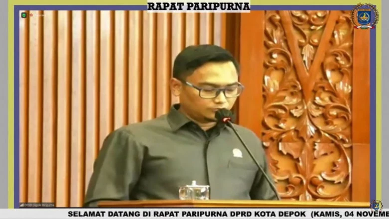 Empat Raperda Inisiatif DPRD Depok Disampaikan melalui Rapat Paripurna