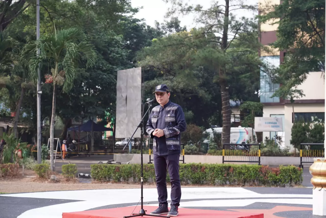 Pembina Apel Pagi, Kepala Bappeda Sampaikan Sejumlah Hal Terkait Program Pembangunan