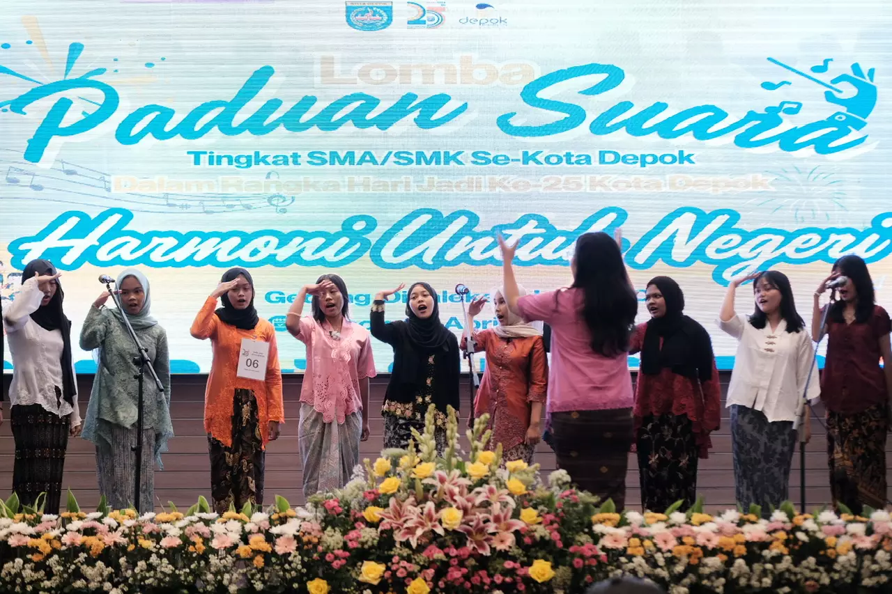 Belasan SMA/SMK Se-Kota Depok Ikuti Lomba Paduan Suara Dalam Rangka Hari Jadi Kota Depok Ke-25