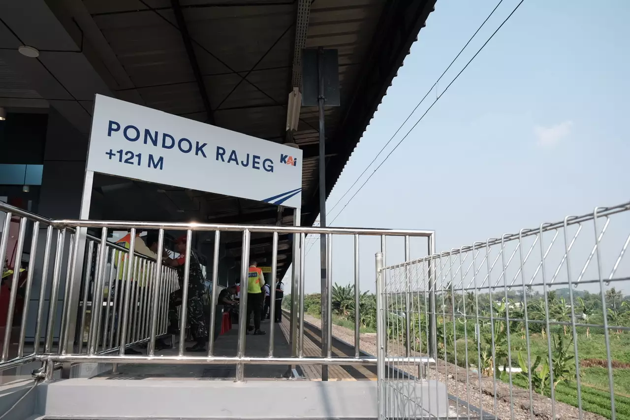 Diresmikan Menhub, Stasiun Pondok Rajeg Siap Beroperasi