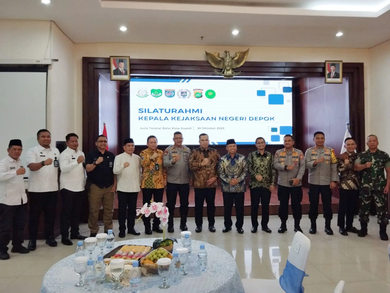 Usai Dilantik, Kajari Depok Gelar Silaturahmi Bersama Forkopimda