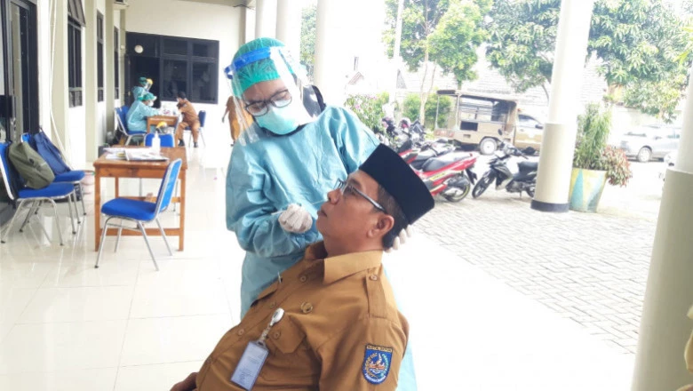 54 ASN di Bojongsari Jalani Swab Antigen Usai Libur Lebaran, Hasilnya Semua Negatif