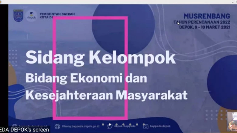Musrenbang Bidang EKM Bappeda Kota Depok Tahun 2021
