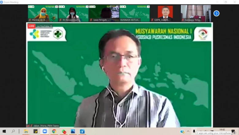 Kepala Puskesmas Tapos Terpilih Jadi Ketua Apkesmi Periode 2021-2024