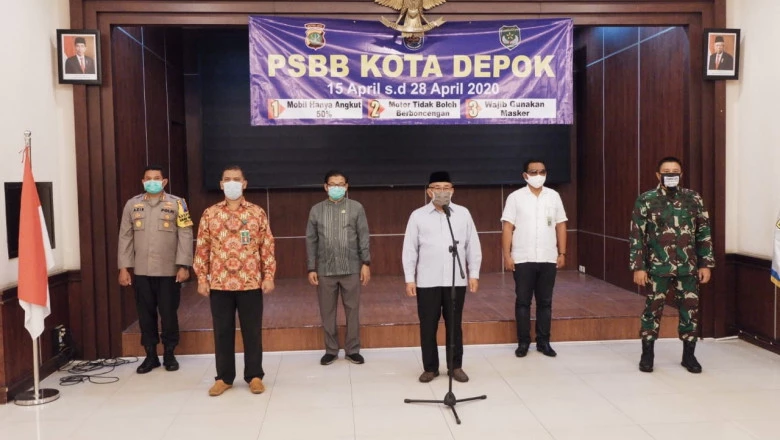 Wali Kota Depok Deklarasikan Penerapan Pembatasan Sosial Berskala Besar
