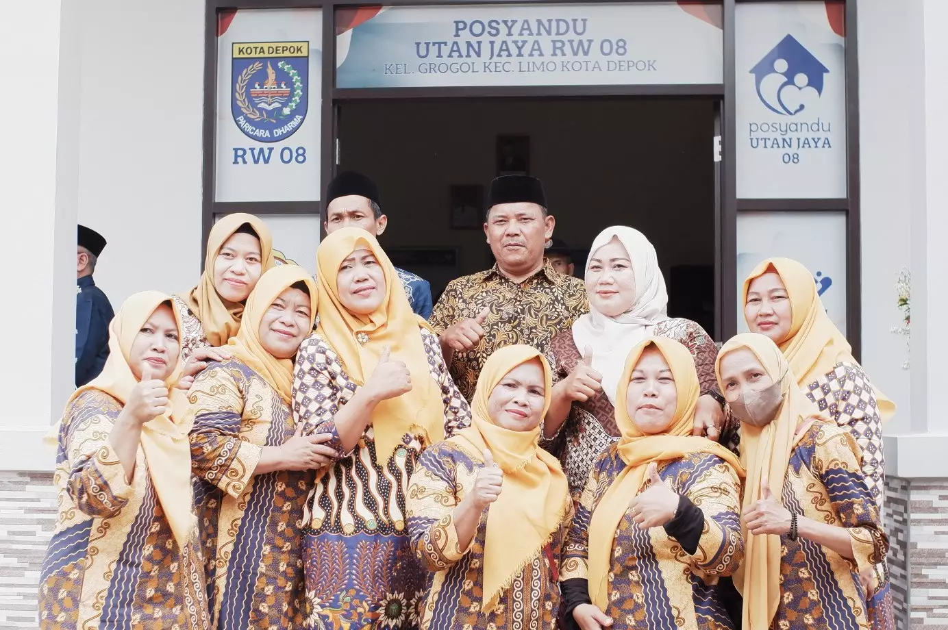 Gedung Baru Posyandu RW 08 Jadi Kebanggaan Warga Utan Jaya Kelurahan Grogol