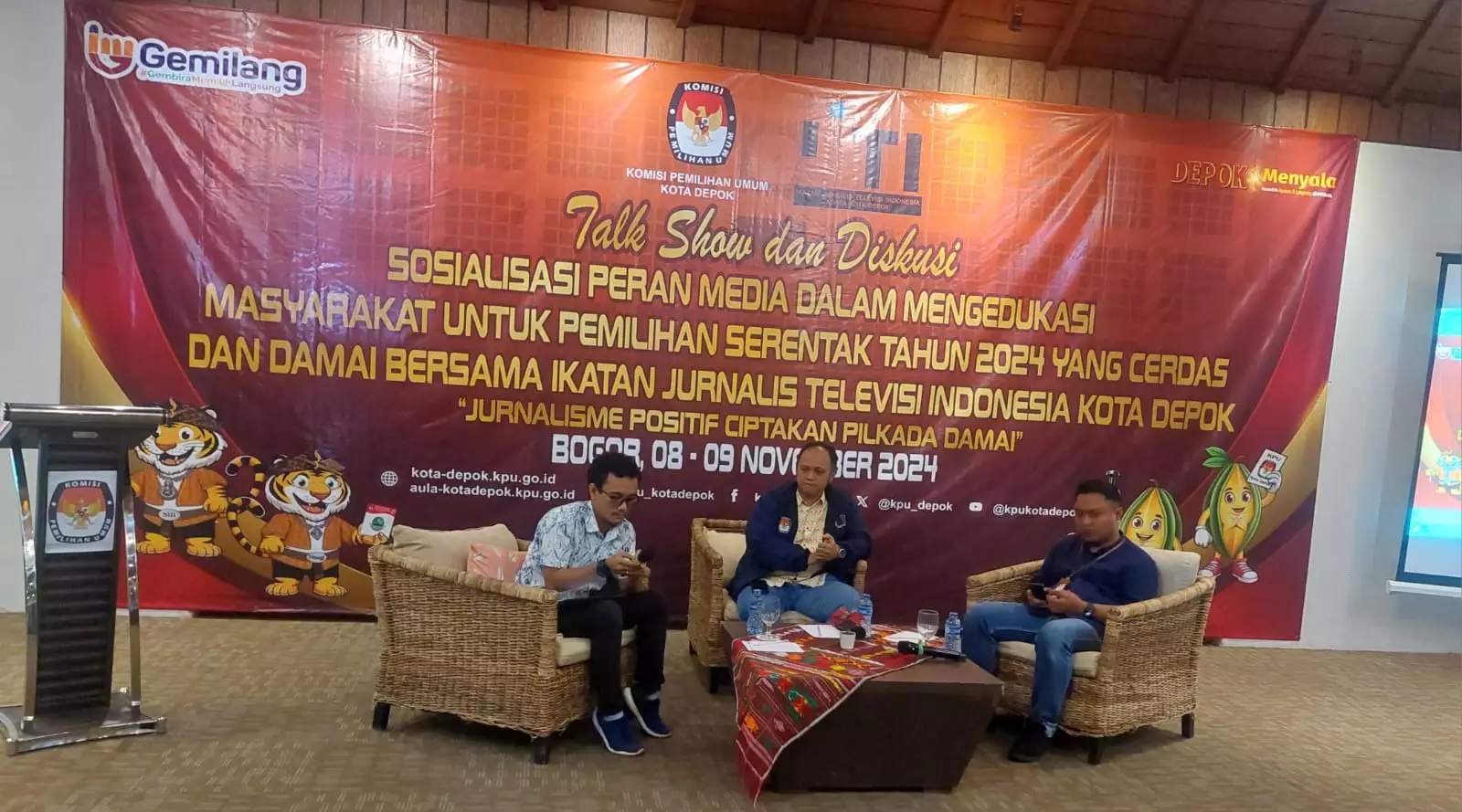 KPU Gandeng IJTI Depok Ajak Jurnalis Ciptakan Pilkada Cerdas dan Damai
