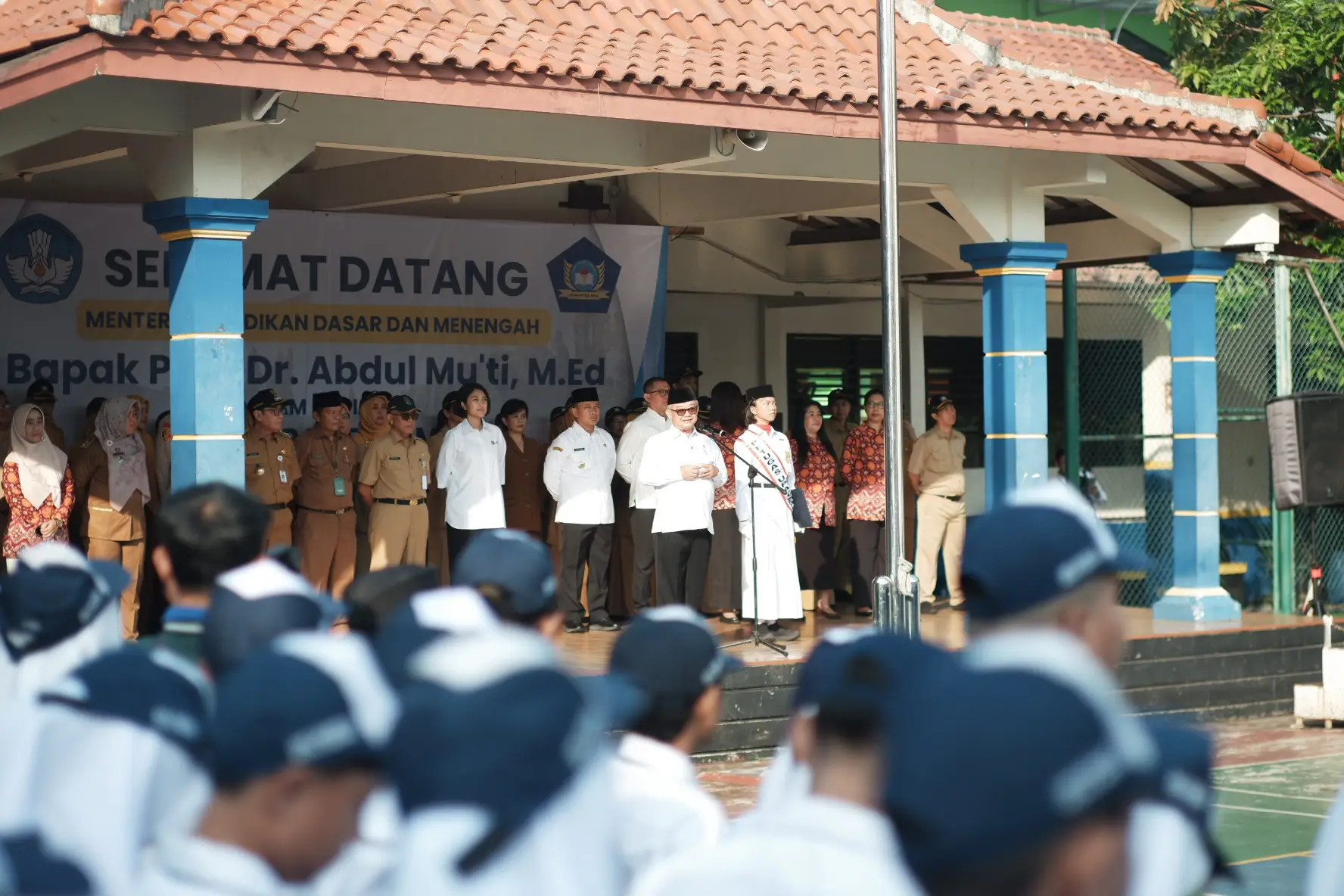 Pesan Mendikdasmen di SMPN 2 Depok: Pelajar Adalah Wajah Masa Depan Indonesia