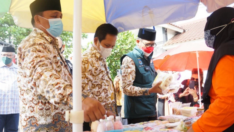 Produk UMKM Meriahkan Gebyar Vaksinasi di Pondok Petir
