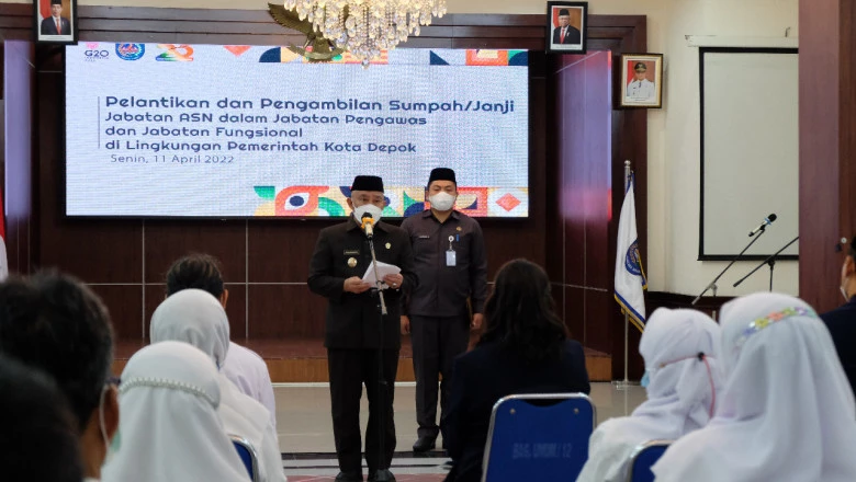 Resmi Dilantik,  243 PPPK Depok Tempati Sejumlah Jabatan Fungsional