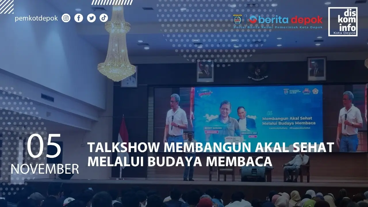 TALKSHOW MEMBANGUN AKAL SEHAT MELALUI BUDAYA MEMBACA