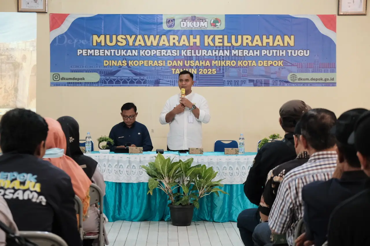Kelurahan Tugu Gelar Muskel Pembentukan Koperasi Merah Putih