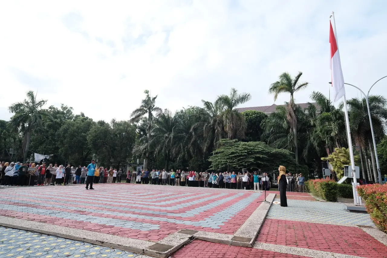 Jadi Pembina Apel Pagi, Staf Ahli Wali Kota Depok Ajak ASN Rutin Olahraga