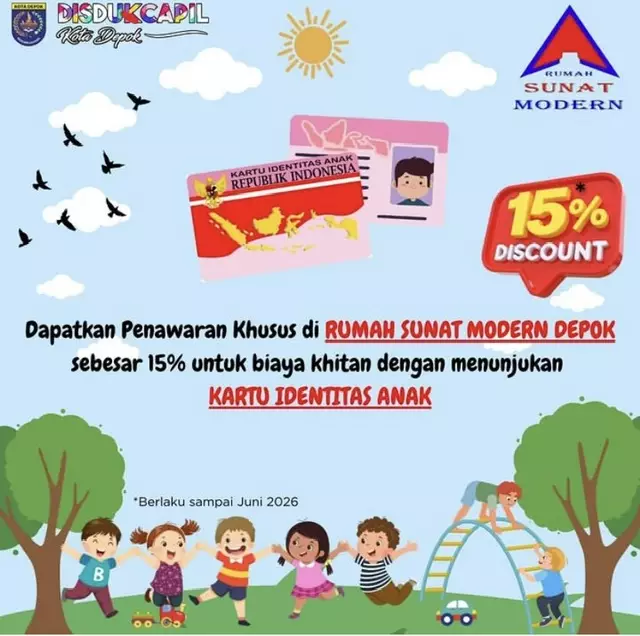 Tunjukan KIA, Warga Depok Bisa Dapat Diskon Paket Makan hingga Biaya Khitan