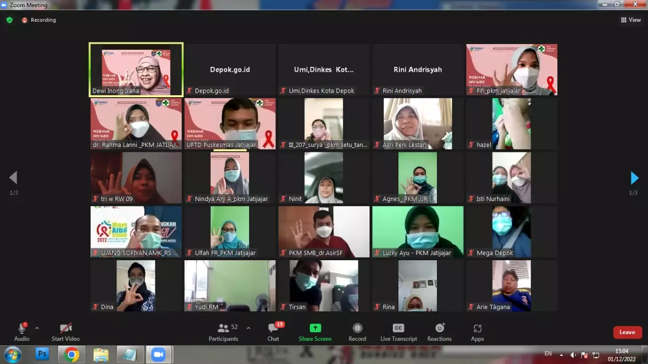 Peringati Hari HIV/AIDS 2022, Puskesmas Jatijajar Gelar Webinar