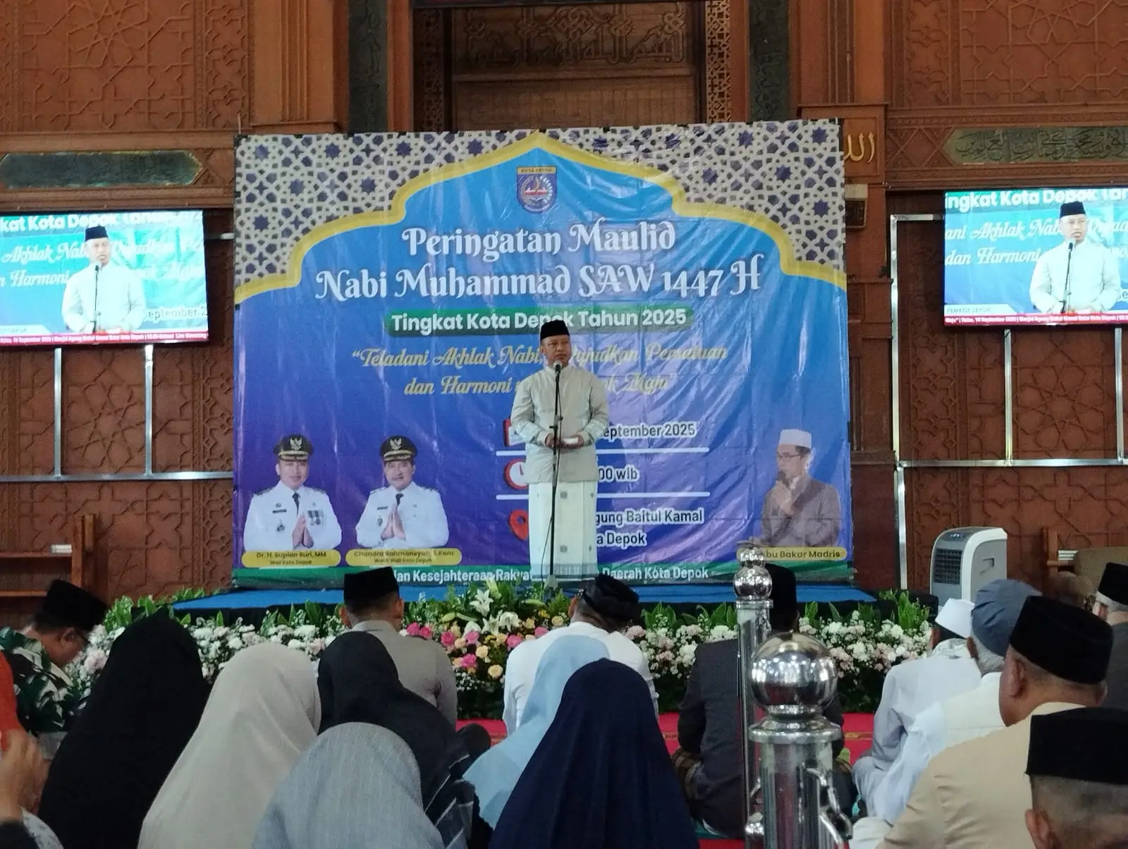 Peringatan Maulid Nabi Muhammad SAW, Wali Kota Depok Tekankan Pentingnya Bersyukur