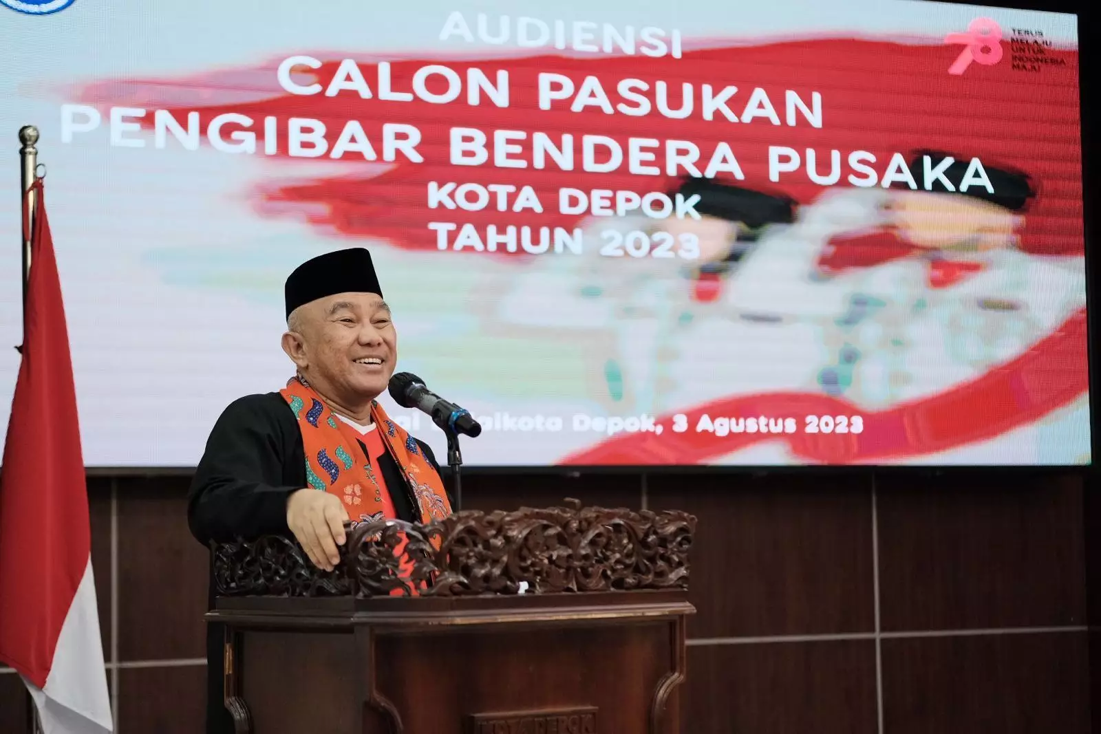 Bertemu Calon Paskibraka Kota Depok, Kiai Idris: Hapus Jarak Agar Mimpi Mereka Tercapai
