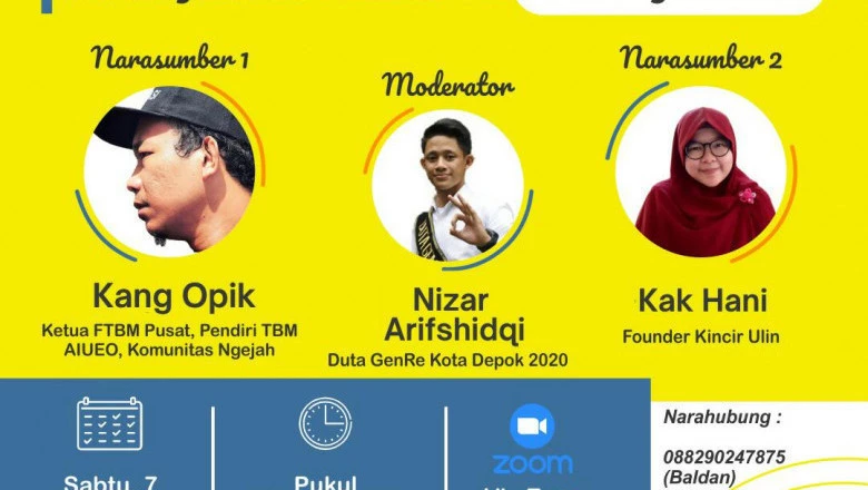 Sabtu Besok, Festival Literasi Depok 2020 Bakal Digelar