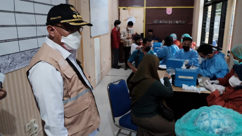 Peserta Vaksin Covid-19 Dosis Kedua di Gebyar Vaksinasi Bojongsari Mencapai 5.190 Orang 