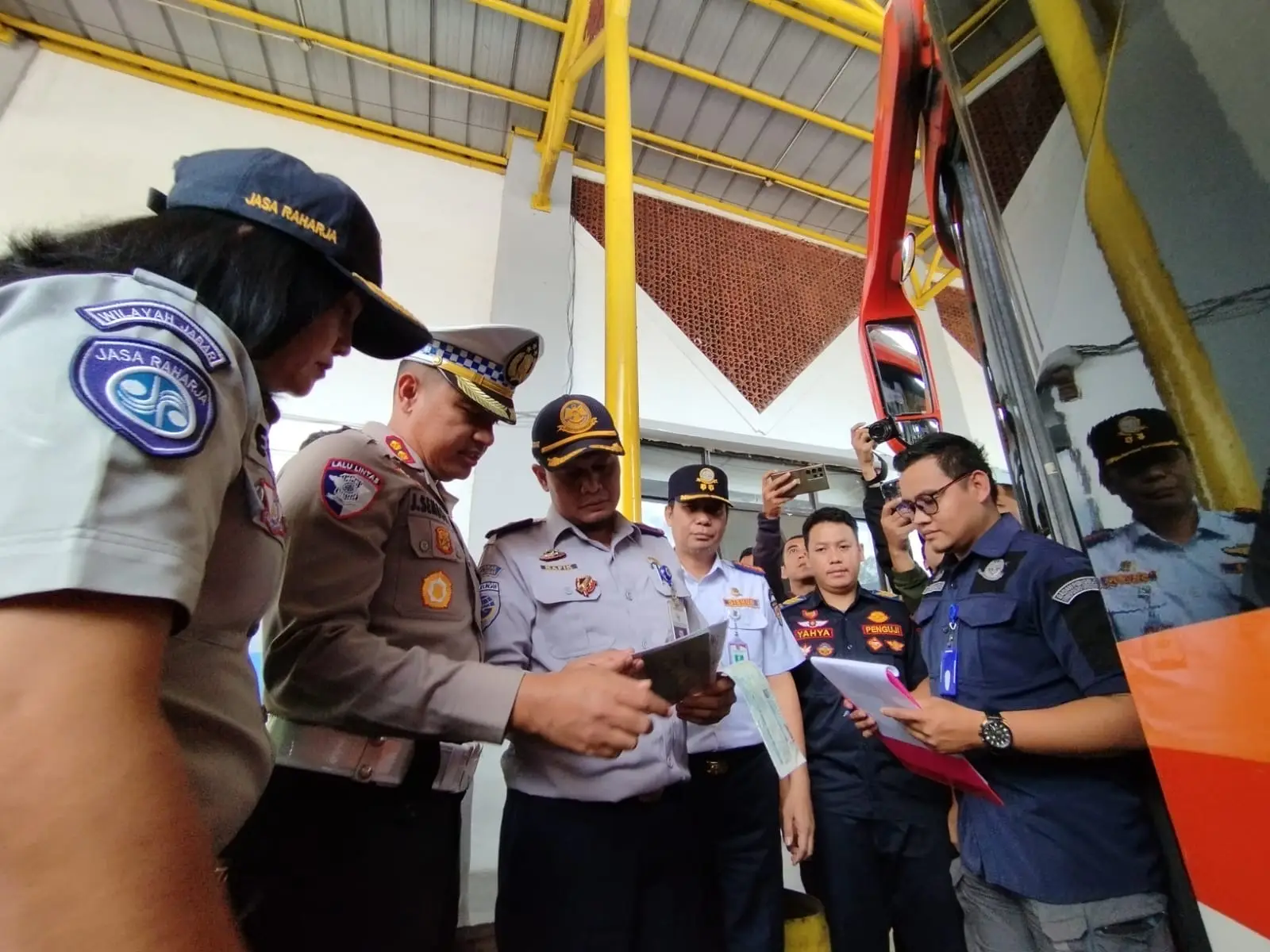 Ciptakan Rasa Aman, Bus Program Mudik Gratis Jalani Pemeriksaan Berlapis