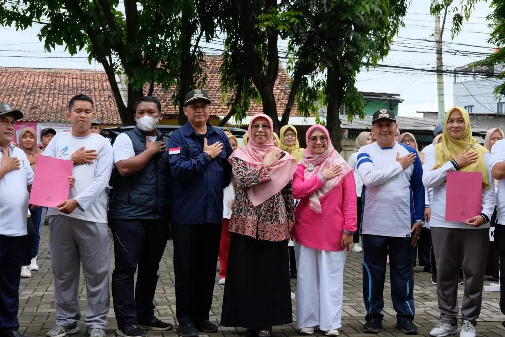 Bunda Elly Hadiri Pengukuhan Pokja Kelurahan Sehat se-Kecamatan Sawangan
