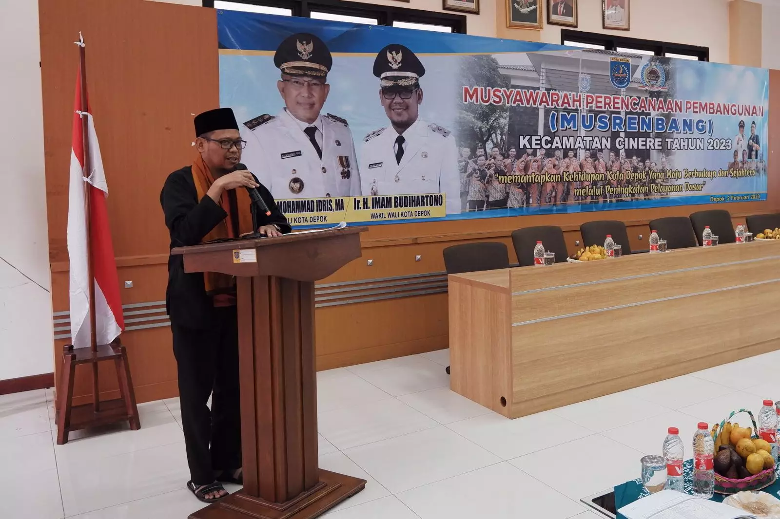 Hadiri Musrenbang Kecamatan Cinere, Wakil Wali Kota Apresiasi Partisipasi Warga