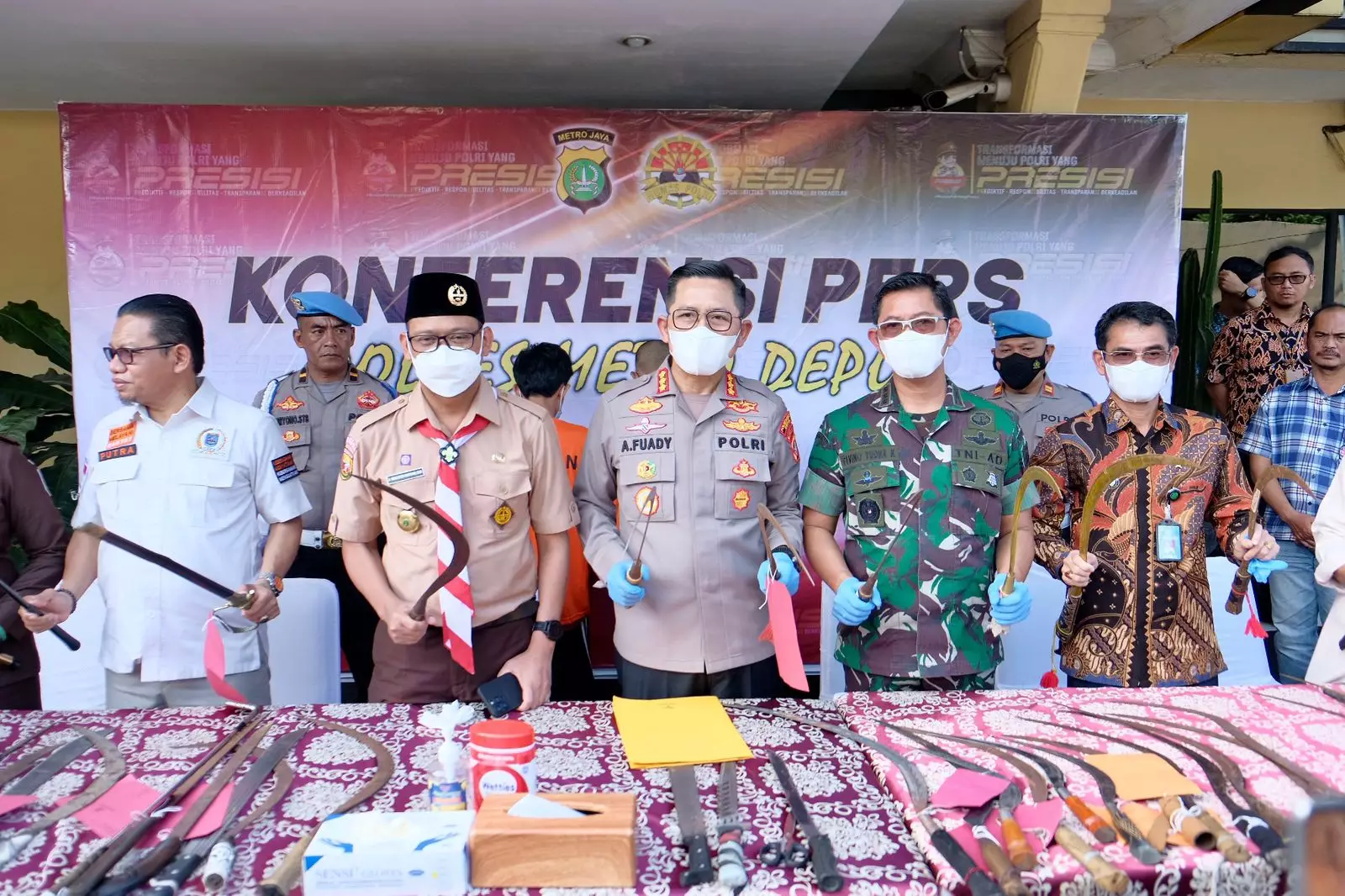 Polres Metro Depok Amankan 367 Pelaku Tawuran selama Ramadan