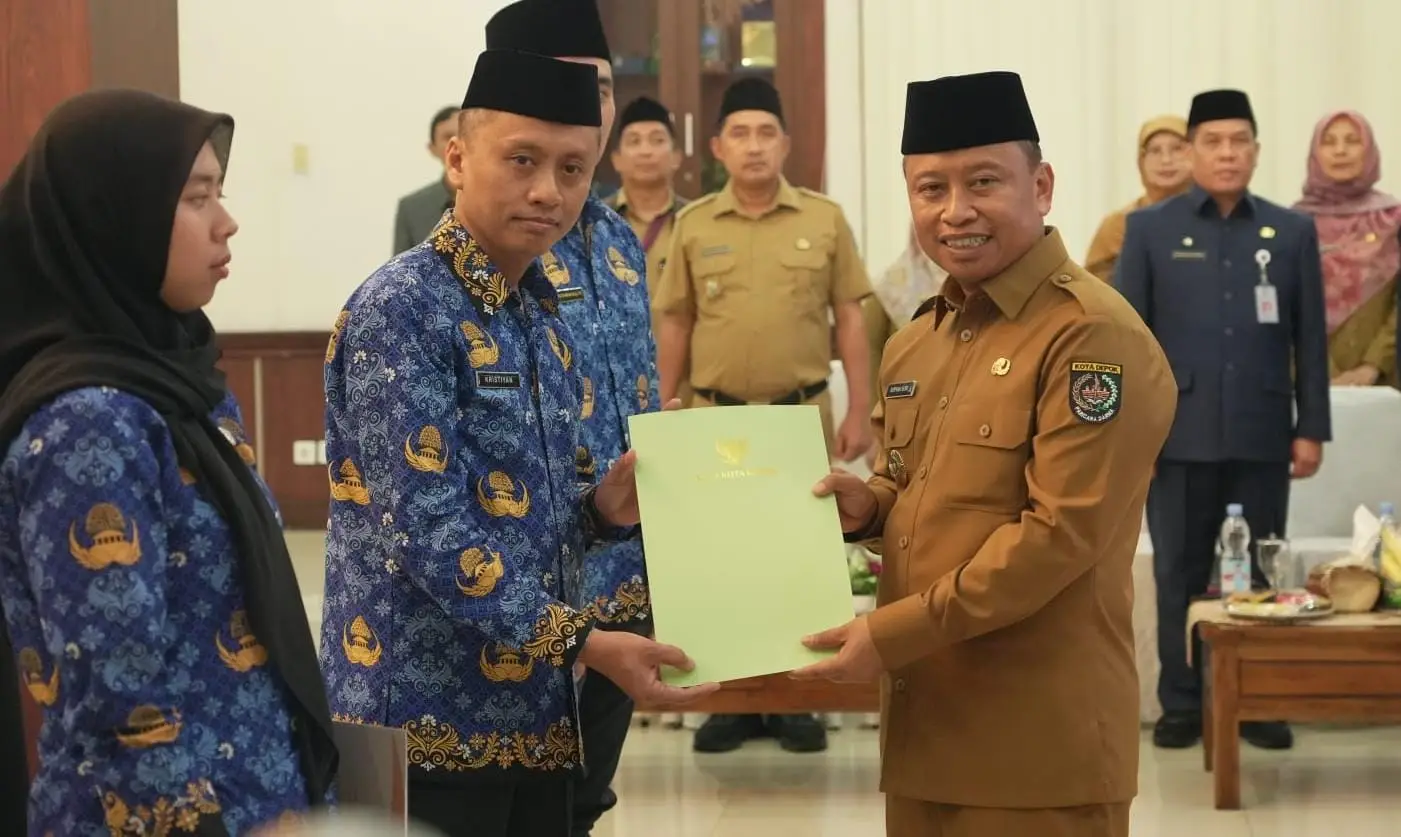 Wali Kota Depok Lantik PNS dan Serahkan SK PPPK Tahap 2, Tekankan Hal Ini