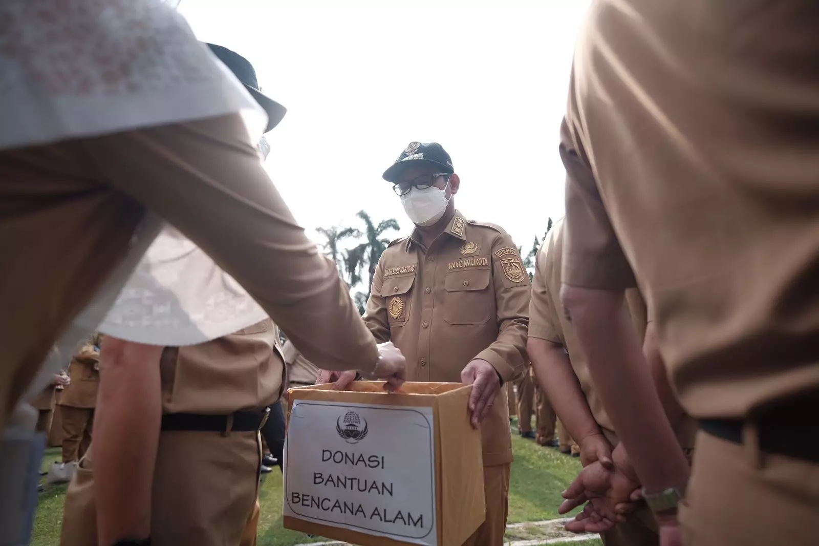 KORPRI Depok Galang Donasi Untuk Korban Bencana Alam Cianjur