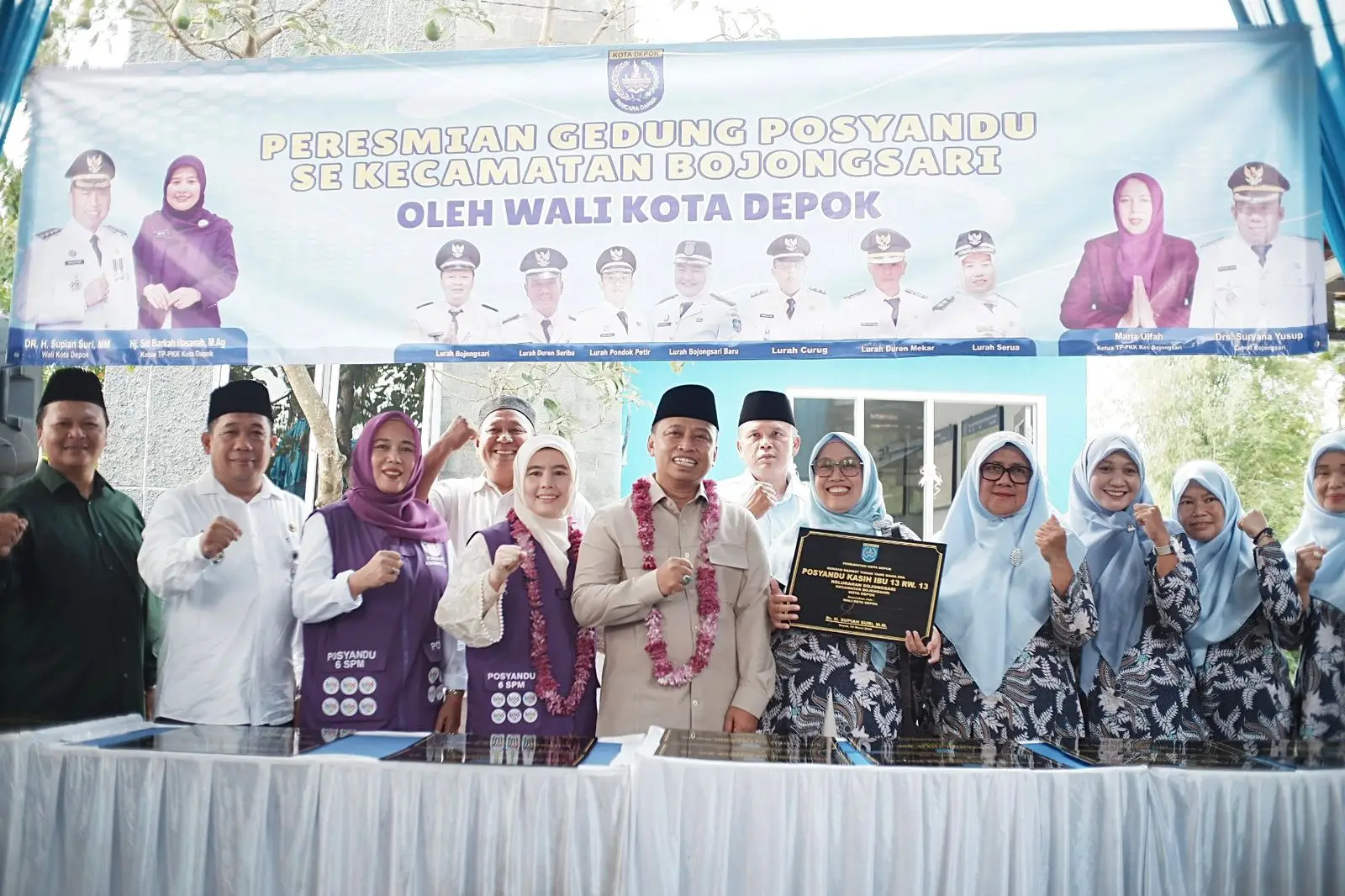Wali Kota Depok Resmikan Gedung Posyandu Kasih Ibu 13