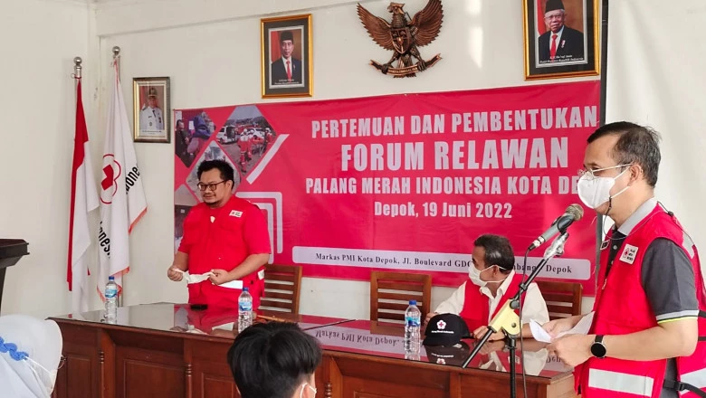 Pengembangan Relawan, PMI Depok Bentuk Forel dan Forpis