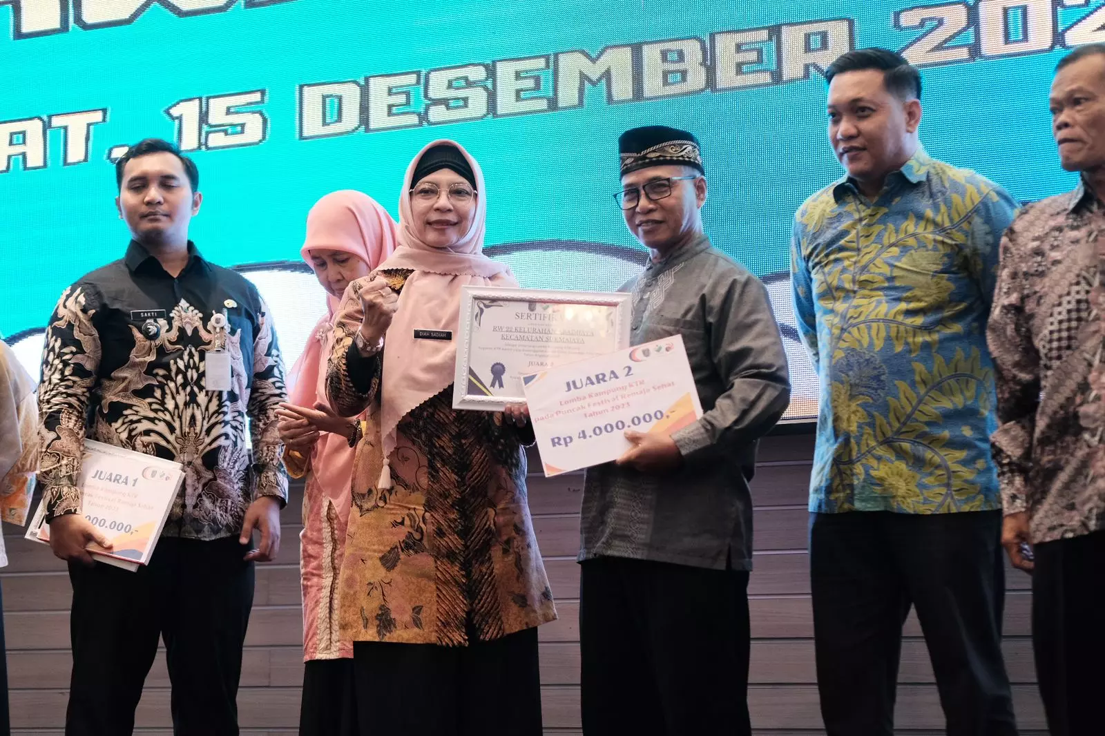 Terapkan Larangan Merokok, RW 22 Abadijaya Raih Juara II Lomba Kampung KTR