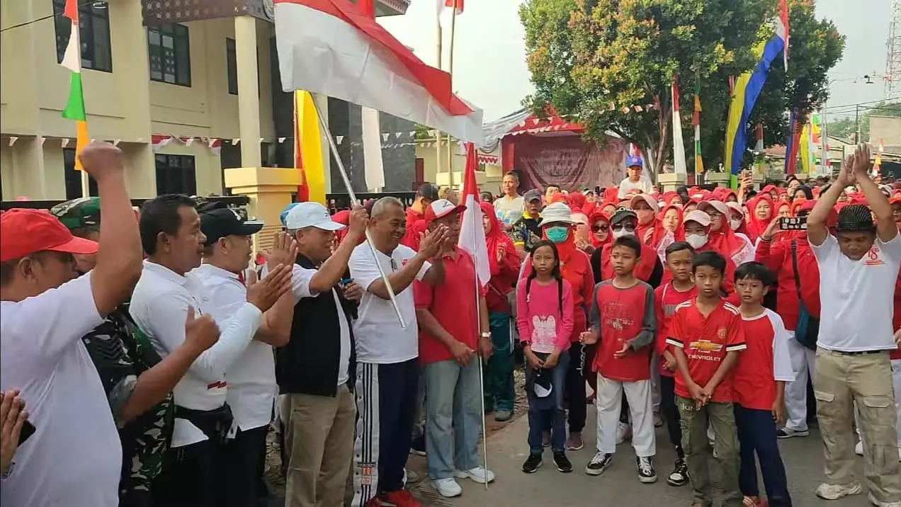 Meriah, Jalan Santai Sukamaju Baru Diikuti 1.500 Peserta