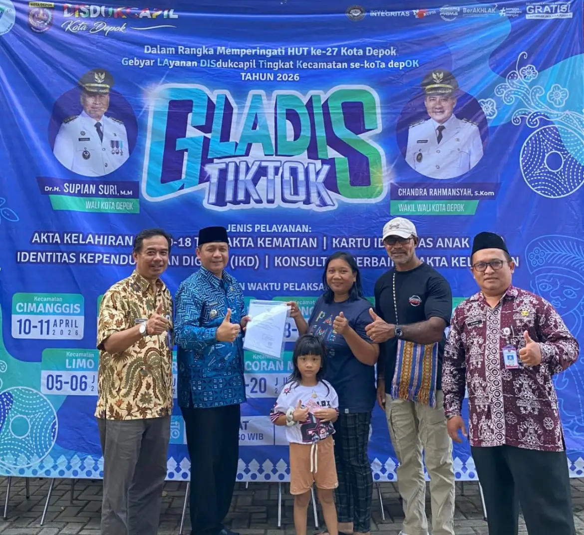 Warga Sawangan Ramai-Ramai Manfaatkan GLADIS TIKTOK, Camat Anwar: Sehari Jadi