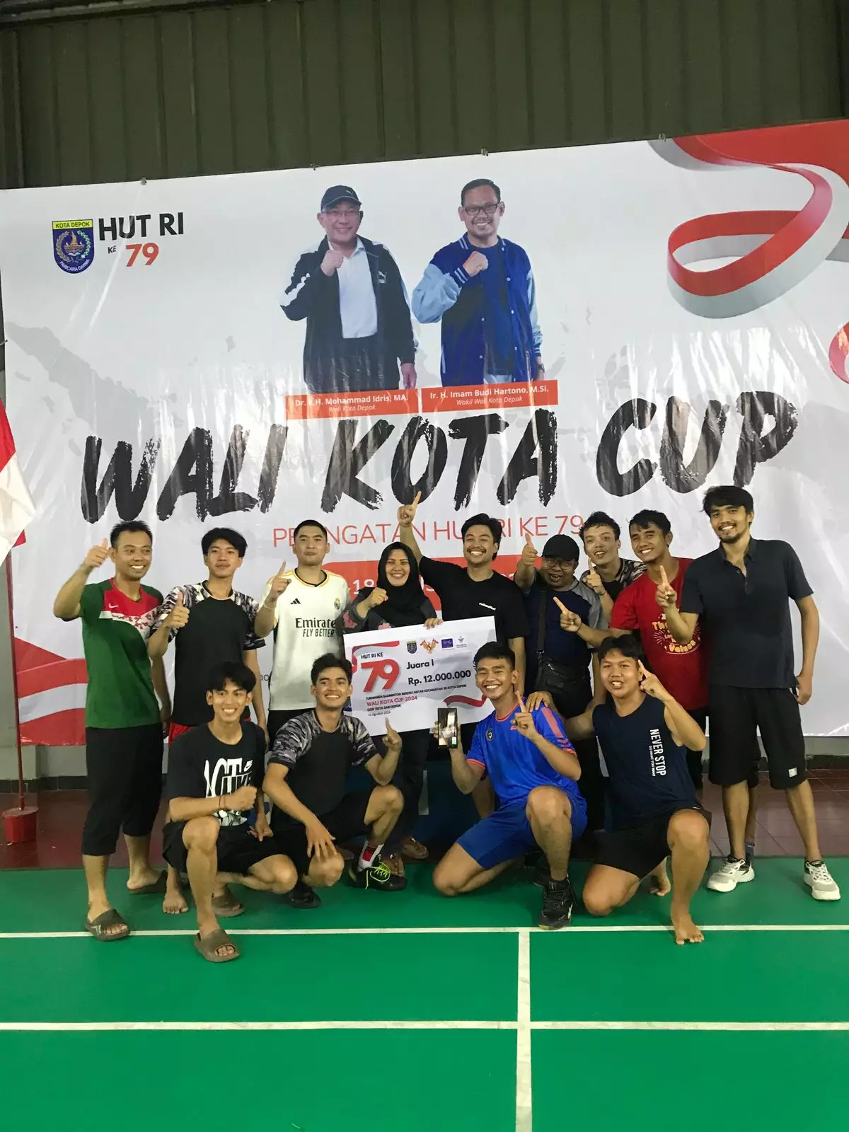 Panmas Sabet Juara Pertama Cabor Bulu Tangkis Wali Kota Cup 2024