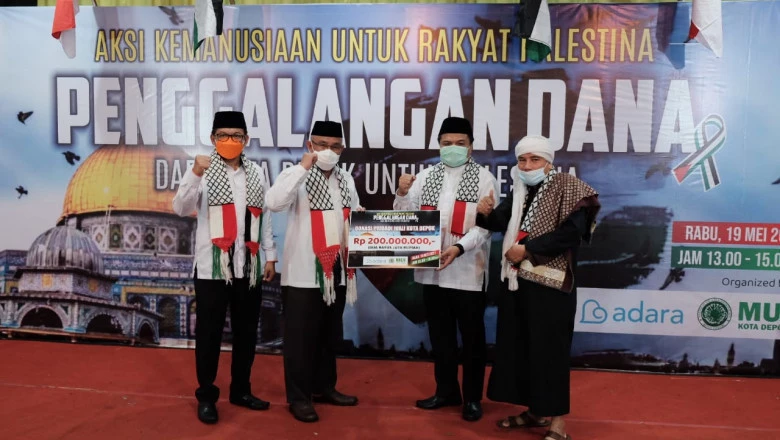 Wali Kota Depok Sumbang Rp 200 Juta untuk Palestina