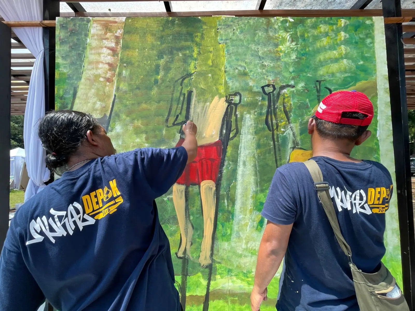 Komunitas Mural Depok Hadirkan Sentuhan Kreativitas Seni di DLF 2025
