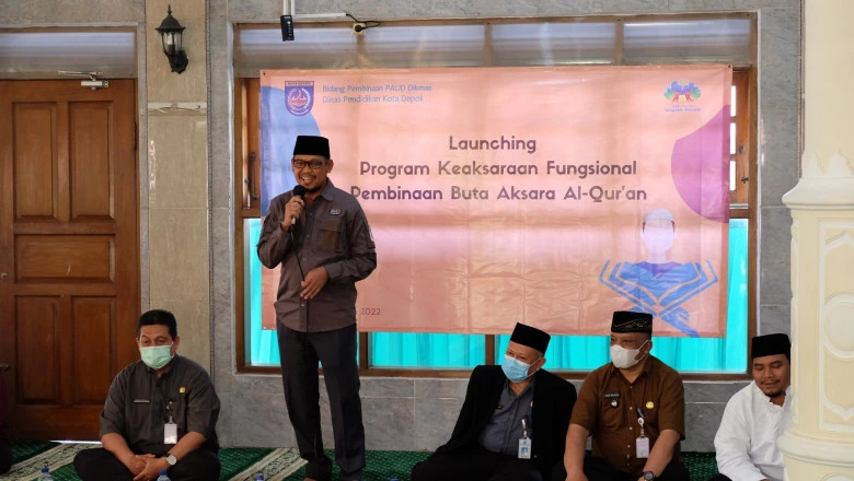 Wakil Wali Kota Hadiri Launching Program Pembinaan Buta Aksara-Al Quran