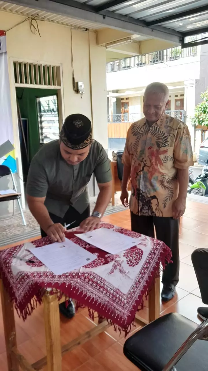 Sertijab Ketua RW 05, Lurah PGS Sampaikan Sejumlah Pesan