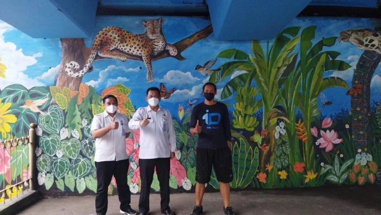 Dinding Flyover ARH Dipercantik Mural