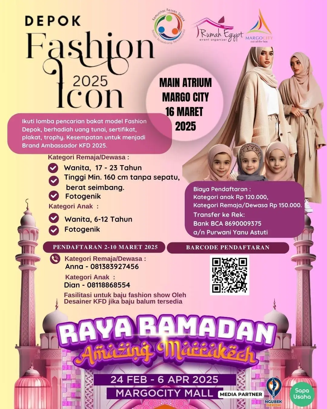 Buruan Daftar! Depok Fashion Icon 2025 Models Hunt Segera Digelar
