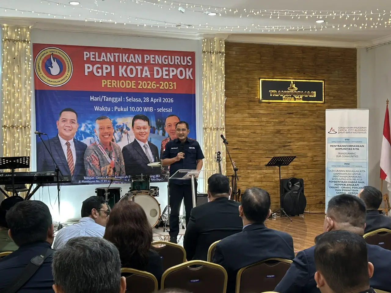 Chandra Rahmansyah Hadiri Pelantikan Pengurus PGPI Depok 2026-2031