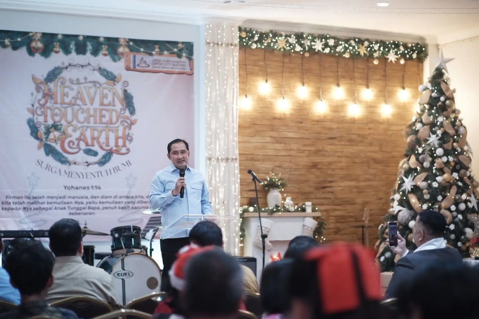 Hadiri Perayaan Natal, Wakil Wali Kota Depok Tekankan Nilai Kebersamaan dan Kepedulian