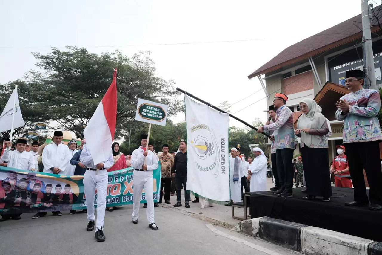 Wakil Wali Kota Depok Lepas Pawai Taaruf MTQ XXIII