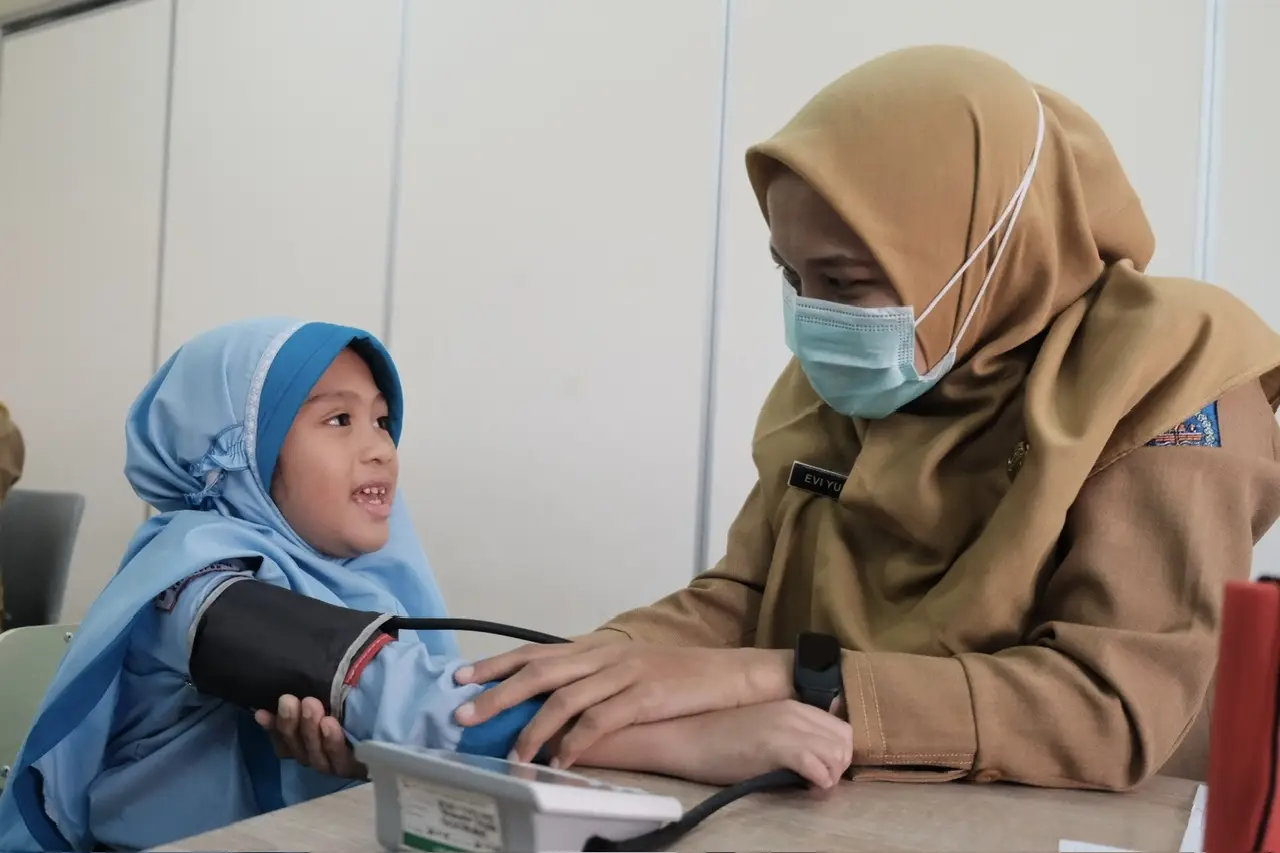 Hari Pertama, Puluhan Pelajar Antusias Ikuti Program CKG Sekolah