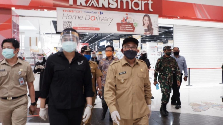 Tinjau Pusat Perbelanjaan, Wali Kota Ingatkan Sanksi Jika Langgar Protokol Kesehatan