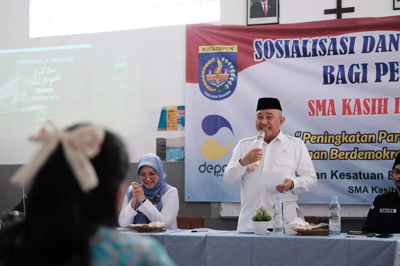 Sosialisasi Pendidikan Politik di SMA Kasih, Wali Kota Ajak Pelajar Jadi Pemilih Cerdas